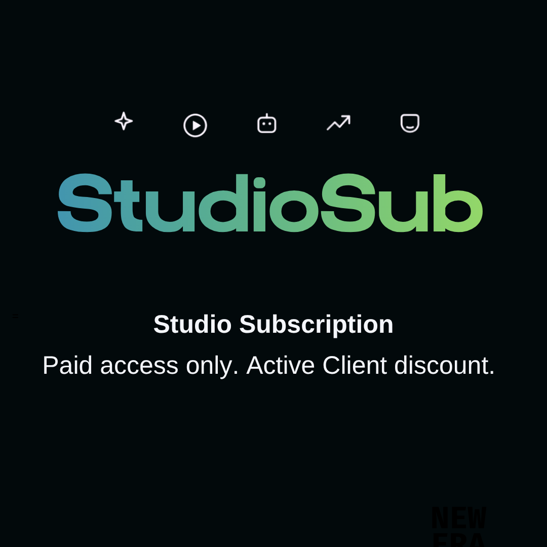 StudioSub - Studio Subscription, paid access only, active client discount